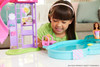Barbie Dream Pool Playset with 6 Play Areas Including Slide & Bubbling Hot Tub
