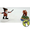 Department 56 Ring Toss Set of 2 Elf & Rudolph 2000 Village Accessories #56931