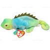 Ty Beanie Babies Iggy and Rainbow Lot of 4 Iguana Plush Variations