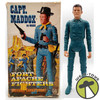 Capt Maddox By Marx Fort Apache Fighters Moveable Cavalryman Action Figure 1960s