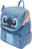 Lilo & Stitch Plush Stitch Sherpa Mini-Backpack Loungefly