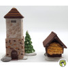 Department 56 Silo and Hay Shed Set of 2 Dickens Village Series #59501U