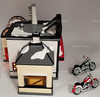 Department 56 Harley Davidson Manufacturing & 2 Motorcycles Snow Village 54948