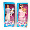 The Heart Family Mom & Baby and Dad & Baby Doll Set of 2 1984 Mattel 9078/9079