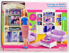 Barbie Living in Style Living Room Playset 2002 Mattel 67553