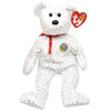 Ty Beanie Babies Decade the Bear 10th Anniversary Plush White Version
