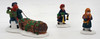 Department 56 Bringing Home The Yule Log Dickens' Village Series No. 55581 USED