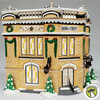 Department 56 Village Bank & Trust The Original Snow Village 55002 CL