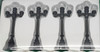 Department 56 Village Boulevard Lampposts Accessories Set of 4 #52627 Lot of 2