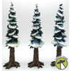 Department 56 Pole Pine Tree Lot of 3 Village Accessories 5529-8