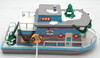 Department 56 The Jingle Belle Houseboat Original Snow Village Lighted Building