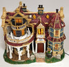 Lemax Black Cauldron Inn Spooky Town Collection Porcelain Lighted House 2002