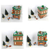 Department 56 Saturday Morning Downtown Start a Tradition Set Lighted Buildings