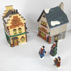 Department 56 Start a Tradition Dickens Village Series Town Square Shops Set