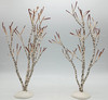 Department 56 Village Winter Birch Tree Lot of 2 Village Accessories 52167