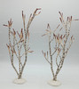 Department 56 Village Winter Birch Tree Lot of 2 Village Accessories 52167