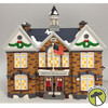 Department 56 Christmas Lake High School Original Snow Village Lighted Building
