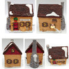 Noma Dickensville Collectables Lot of 5 Small Porcelain Lighted Houses