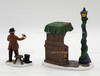 Department 56 Cobbler's Corner Stand Set of 2 Dickens' Village Series