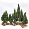 Department 56 Natural Evergreens Set of 14 Village Accessories #52886