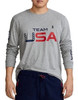 Polo Ralph Lauren Men's U.S. Olympic Team 2022 Long Sleeve Shirt Heather Gray L