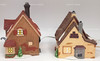 Department 56 The Chop Shop & Wrenbury Baker Lot of 2 Lighted Buildings 58331