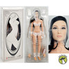 Phicen Limited Seamless Pale Female Long Black Hair Brown Eyes Figure 87443