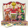 Grinch With Max and Cindy Storybook Figurine With Lights by Jim Shore Dr. Seuss