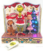 Grinch With Max and Cindy Storybook Figurine With Lights by Jim Shore Dr. Seuss