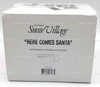 Department 56 Here Comes Santa The Original Snow Village Accessory #7744