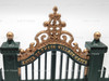Department 56 Village Wrought Iron Gate & Fence Metal Accessory 9 Pc Set 55140