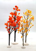 Department 56 Autumn Maple & Birch Trees Set of 4 #56.52655