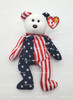 Ty Beanie Babies Spangle the Bear White Face Plush 1999