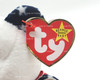 Ty Beanie Babies Spangle the Bear White Face Plush 1999