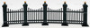 Department 56 Village Wrought Iron Fence Extensions 9 Piece Set 55158