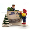 Department 56 Christmas Kids Decorating The Village Sign Snow Village 51349
