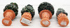 Department 56 Holly Topiaries Set of 4 Village Accessories 52899