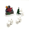 Department 56 Dickens Village Twelve Days of Christmas Seven Swans A-Swimming