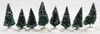 Department 56 Village Frosted Topiary Trees Set of 8 No. 52027