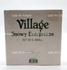 Department 56 Village Snowy Evergreens Set of 6 Small #52612