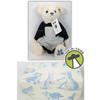 Steiff The Sound of Music Mohair 2015 Teddy Bear White #682919 With Music Box