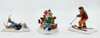 Department 56 Skaters & Skiers Set of 3 The Original Snow Village #54755 NEW