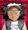 American Girl Create Your Own Doll Curly Black Hair Green Eyes Tan Skin