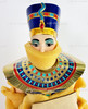 Egyptian Queen Nefertiti by Franklin Mint with Stand and COA