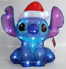 Disney Stitch In Santa Hat Lilo & Stitch Acrylic Light Up Statue Department 56