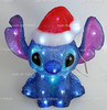 Disney Stitch In Santa Hat Lilo & Stitch Acrylic Light Up Statue Department 56