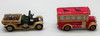 Department 56 Transport Set of 2 Bus & Dairy Truck Heritage Village Accessory