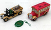 Department 56 Transport Set of 2 Bus & Dairy Truck Heritage Village Accessory