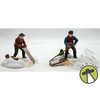Department 56 Blue Star Ice Harvesters Heritage Village Accessories Set of 2
