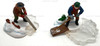 Department 56 Blue Star Ice Harvesters Heritage Village Accessories Set of 2
